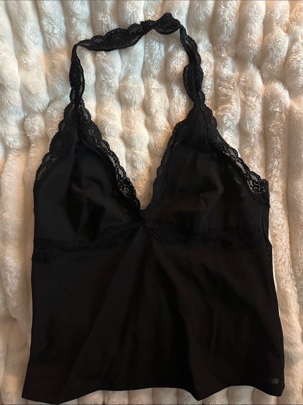 Out From Under Lace Halter Top
